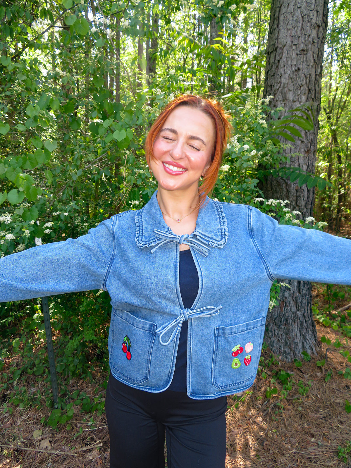 To Feed Me Is to Love Me Denim Jacket