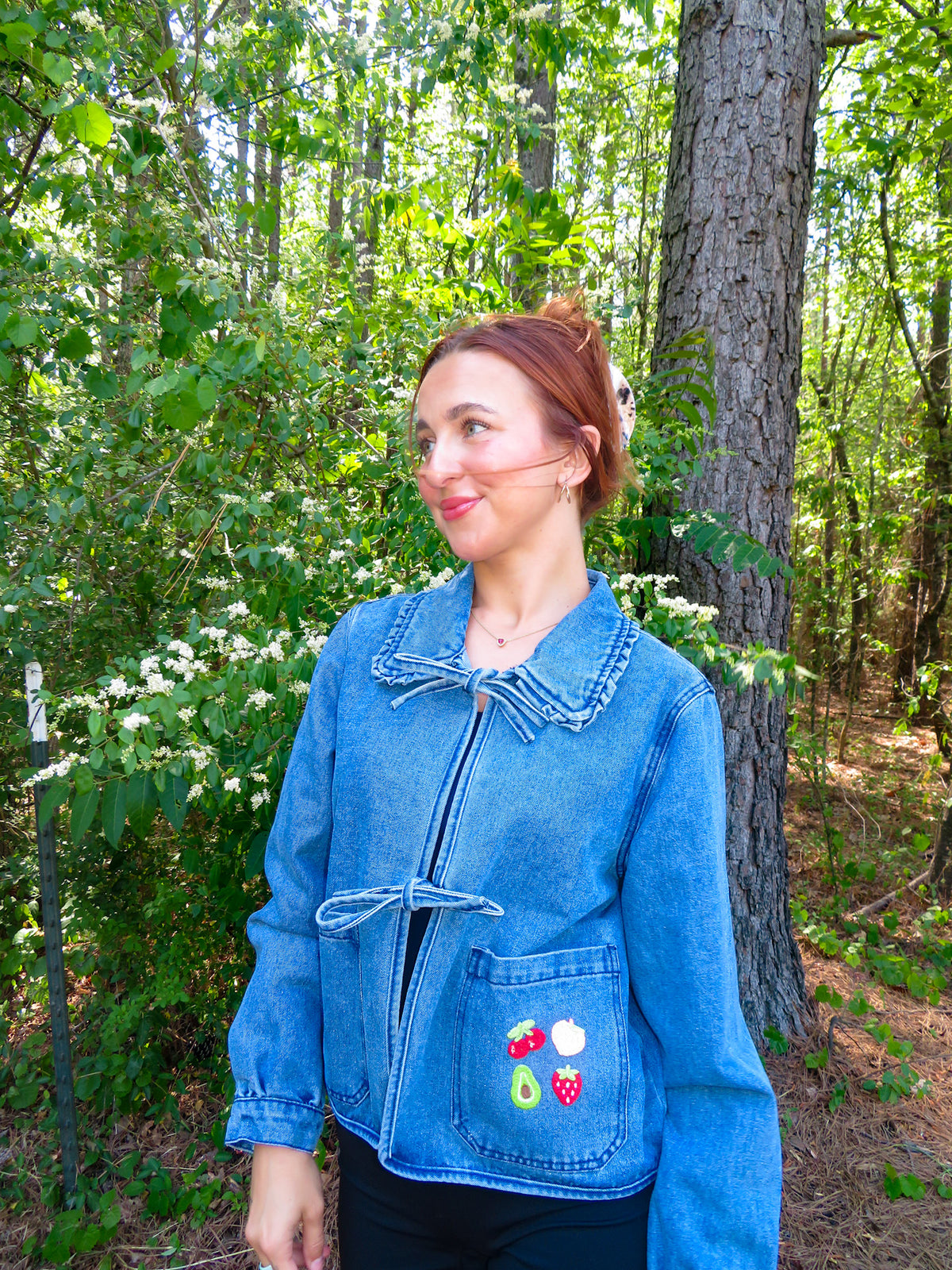 To Feed Me Is to Love Me Denim Jacket